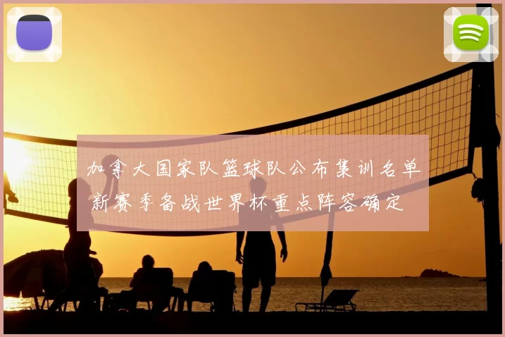 加拿大国家队篮球队公布集训名单 新赛季备战世界杯重点阵容确定
